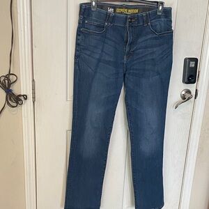 Lee Men's Dark Blue Straight Jeans